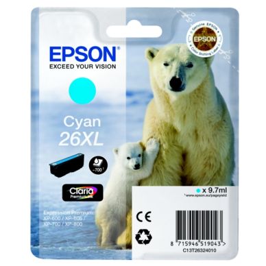 EPSON Bläckpatron cyan, 700 sidor, hög kapacitet