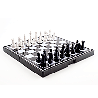 Image of inkClub 2-in-1 travel game kit, backgammon and chess, magnetic
