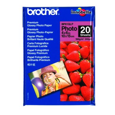BROTHER Fotopapper Glossy 10x15 20 ark 190g