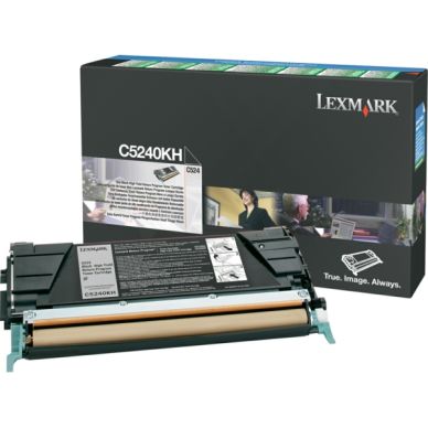 LEXMARK Tonerkassett svart 8.000 sidor return