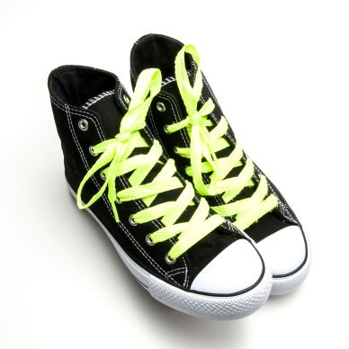 Image of Springyard Shoelaces, neon green, 130 cm