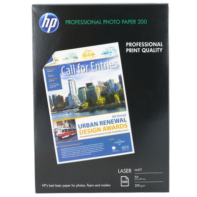 Image of HP Laser photo paper matt A4 100 sheets 200g