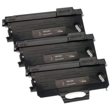 inkClub 3-pack svarta tonerkassetter