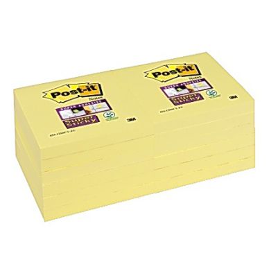 Post-It 654 Super Sticky 76x76 mm, 12 st