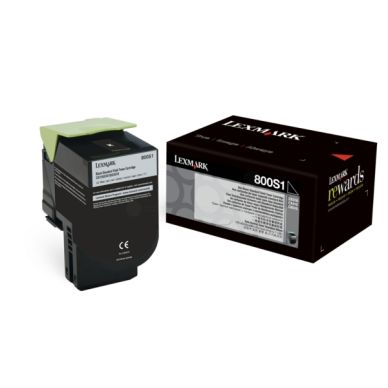 LEXMARK Tonerkassett svart 2.500 sidor