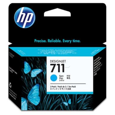 HP Bläckpatron cyan, 29 ml (HP711)