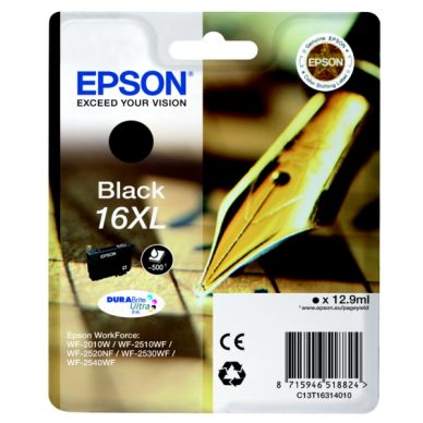 EPSON Bläckpatron svart (16XL) 500 sidor