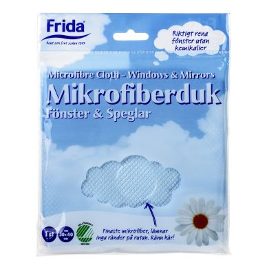 Image of FRIDA Microfibre cloth for windows and mirrors