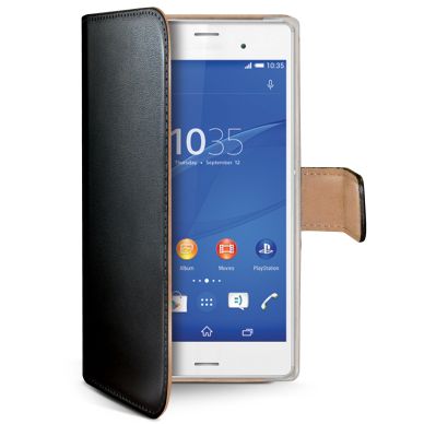 Image of Celly Celly Wallet Case Xperia Z3 Black/Beige