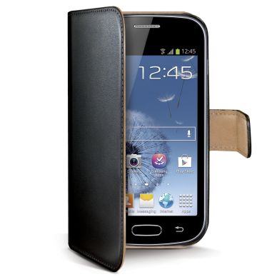 Image of Celly Celly Wallet Case Galaxy Trend Black/Beige