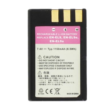 Image of inkClub Camera battery, 1100mAh, 7.4V, Li-ion