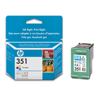 Image of HP HP 351 Tri-color Original Ink Cartridge