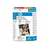 Image of HP Photo-pack: Ink Cartridge Vivera 3-colour+ 60 sheets 4x6