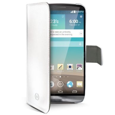 Image of Celly Celly Wallet Case LG G3 White