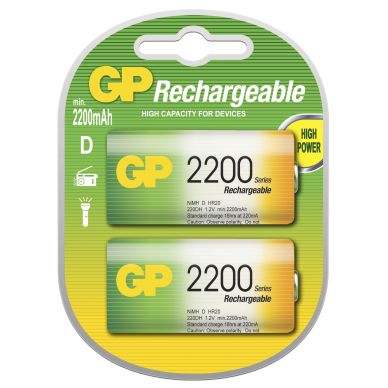 Image of GP BATTERIES GP 220DH-UC2 / R20 / D