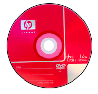 Image of HP DVD-R 16x 4.7 GB, 10 discs