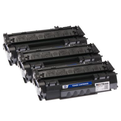 inkClub 3-pack svarta tonerkassetter