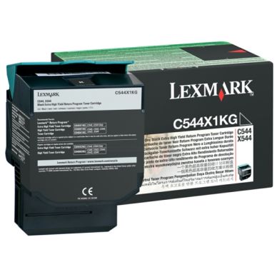 LEXMARK Tonerkassett svart 6.000 sidor return, extra hög kapacitet