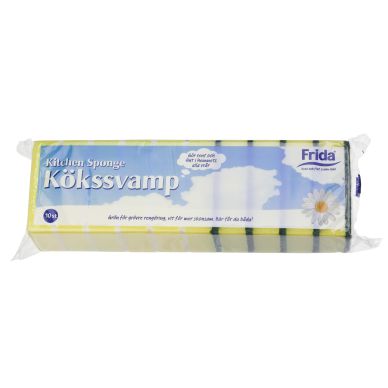 Image of FRIDA Kitchen sponge, 10-pack