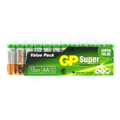Image of GP BATTERIES Battery 1,5 V AA, Alkaline (12-pack)