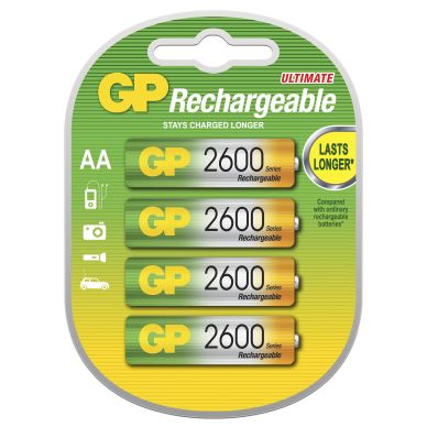 Image of GP BATTERIES GP 260AAHC-UC4 / R6 / AA