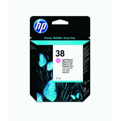 HP HP 38 ljus magenta pigmentbaserat bläck, original 550 sidor