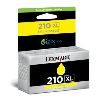 LEXMARK Bläckpatron gul, 1.600 sidor, hög kapacitet, Return