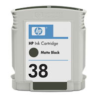 Image of HP HP 38 Matte Black Pigment Original Ink Cartridge 3000 pages