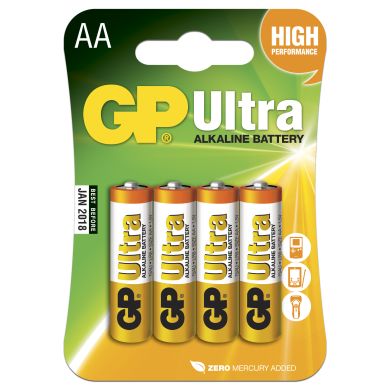 Image of GP BATTERIES GP 15AU-NL4 / LR6 / AA Ultra