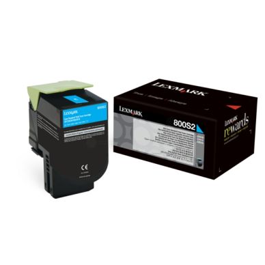 LEXMARK Tonerkassett cyan 2.000 sidor