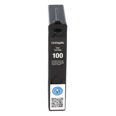 Image of LEXMARK Ink Cartridge cyan No 100, Return