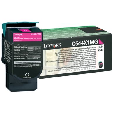 LEXMARK Tonerkassett magenta 4.000 sidor, extra hög kapacitet return