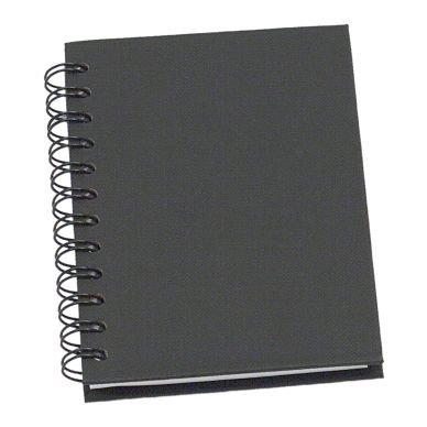 Image of Notebook GRIEG Design A7 80g ruled black