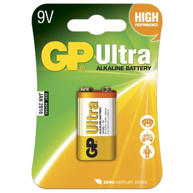 Image of GP BATTERIES GP 1604AU-NL1 / 6LF22 / 9V Ultra