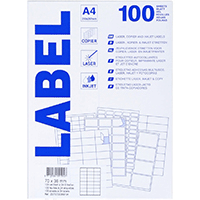 Image of Labels 70x36mm 2,400 pack