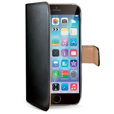 Image of Celly Celly Wallet Case iPhone 6 Black/Beige
