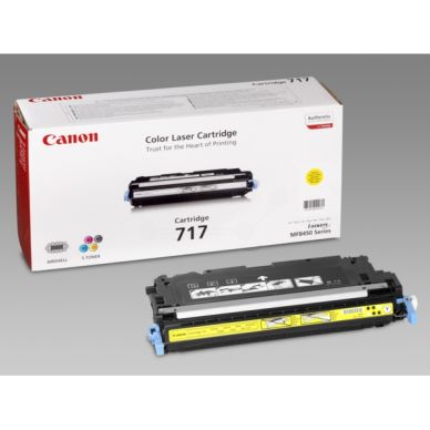 CANON Tonerkassett gul 4.000 sidor (717 Y)