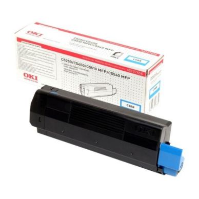 OKI Tonerkassett cyan 5.000 sidor