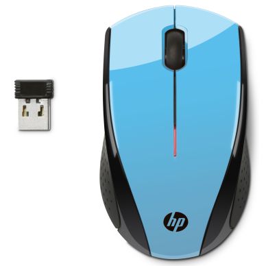 HP HP X3000 Trådlös mus, Aqua Blue