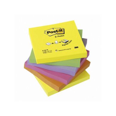 Notes POST-IT Z-block 76x76mm rainbow (6)