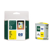 Image of HP Ink Cartridge yellow No 12 55 ml
