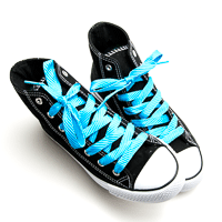 Image of Springyard Shoelaces, bright blue, 130 cm