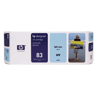 Image of HP Ink Cartridge light cyan No 83 680ml UV
