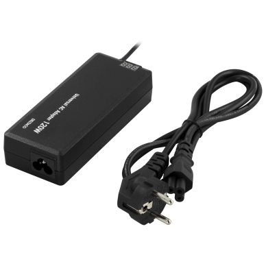 Image of DELTACO DELTACO notebook charger, 15-20V 8A 120W, LED display