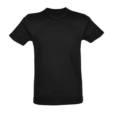 Image of inkClub T-shirt for men, round neck, black L, 3-pack