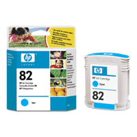 Image of HP Ink Cartridge cyan No 82 69ml