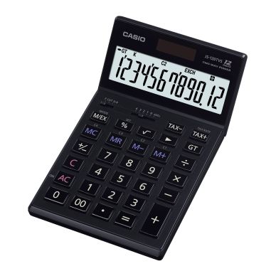 Image of Desktop calculator CASIO JS-120TVS Silver
