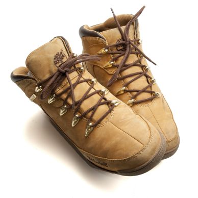 Image of Springyard Shoelaces, cotton, robust, round, middle brown, 120 cm