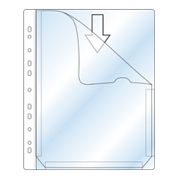 Image of Plastic pocket expanding A4 clear0.17, 25