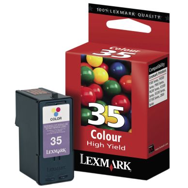 Image of LEXMARK Ink Cartridge 3-colour No 35 XL High Yield